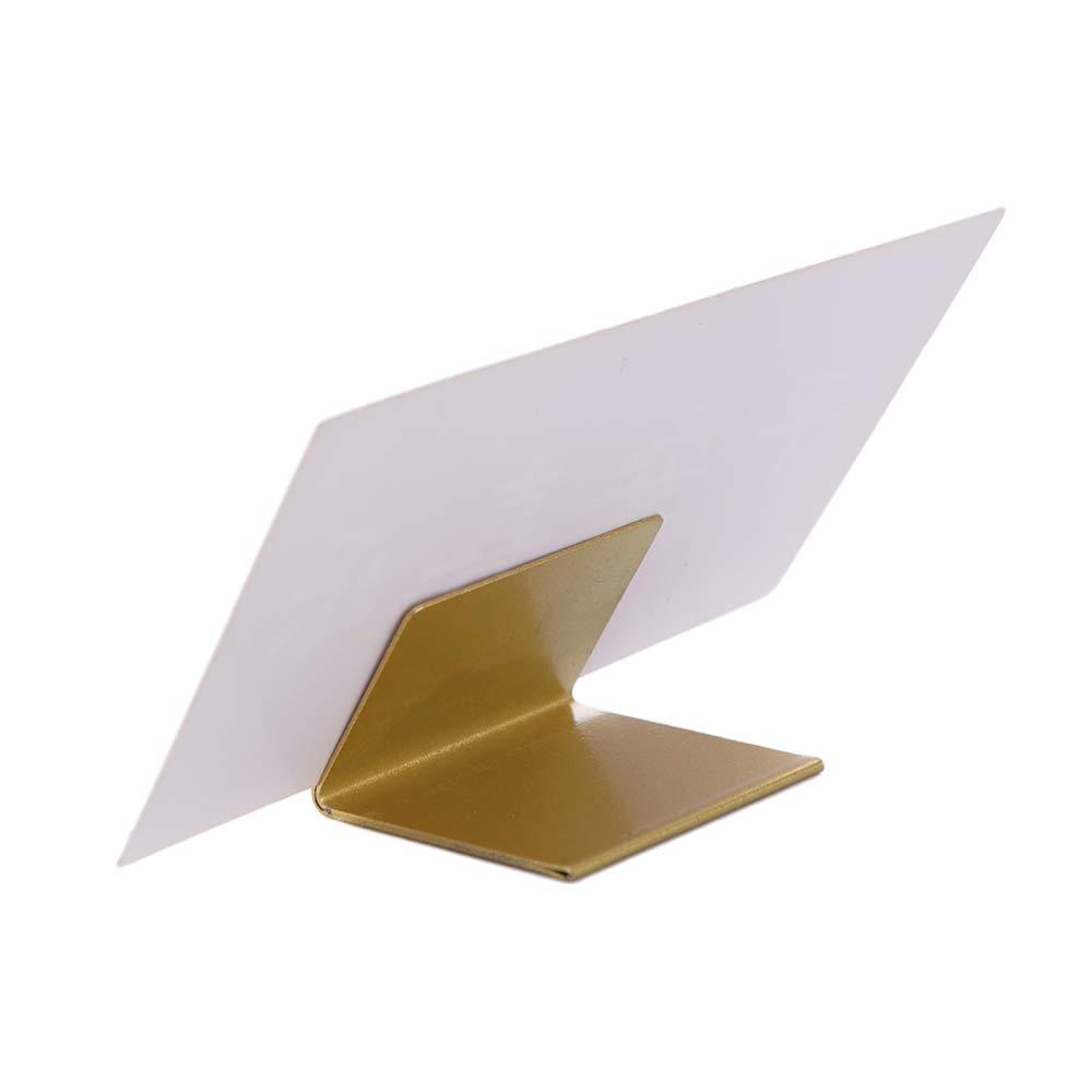 Table Number Gold - Stojaki na numery stołów Metalowe klipsy
