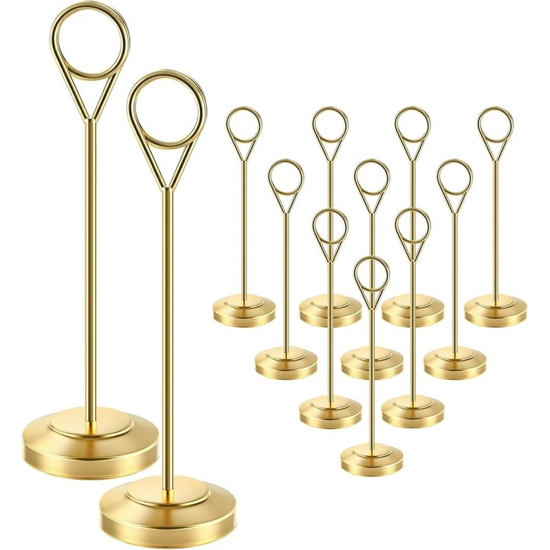 Table Number Gold - [A92P!】 Solidne uchwyty na zdjęcia z