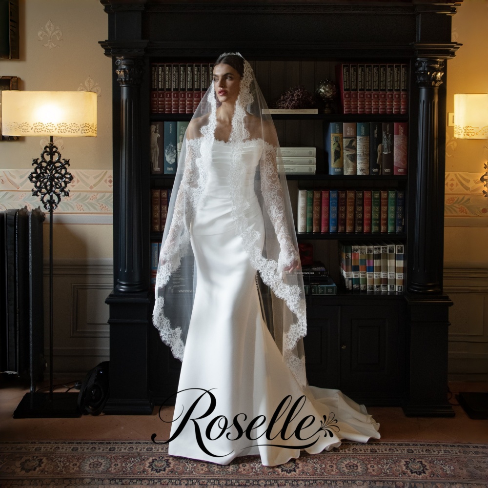 Wedding Qw - ROSELLE Lacd Mermaid Elegancka suknia ślubna