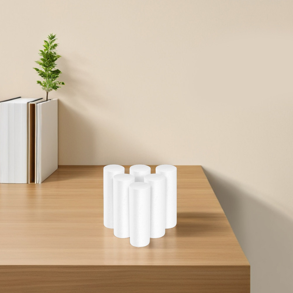 Wedding Floral Supply - 20 sztuk białych cylindrów z pianki