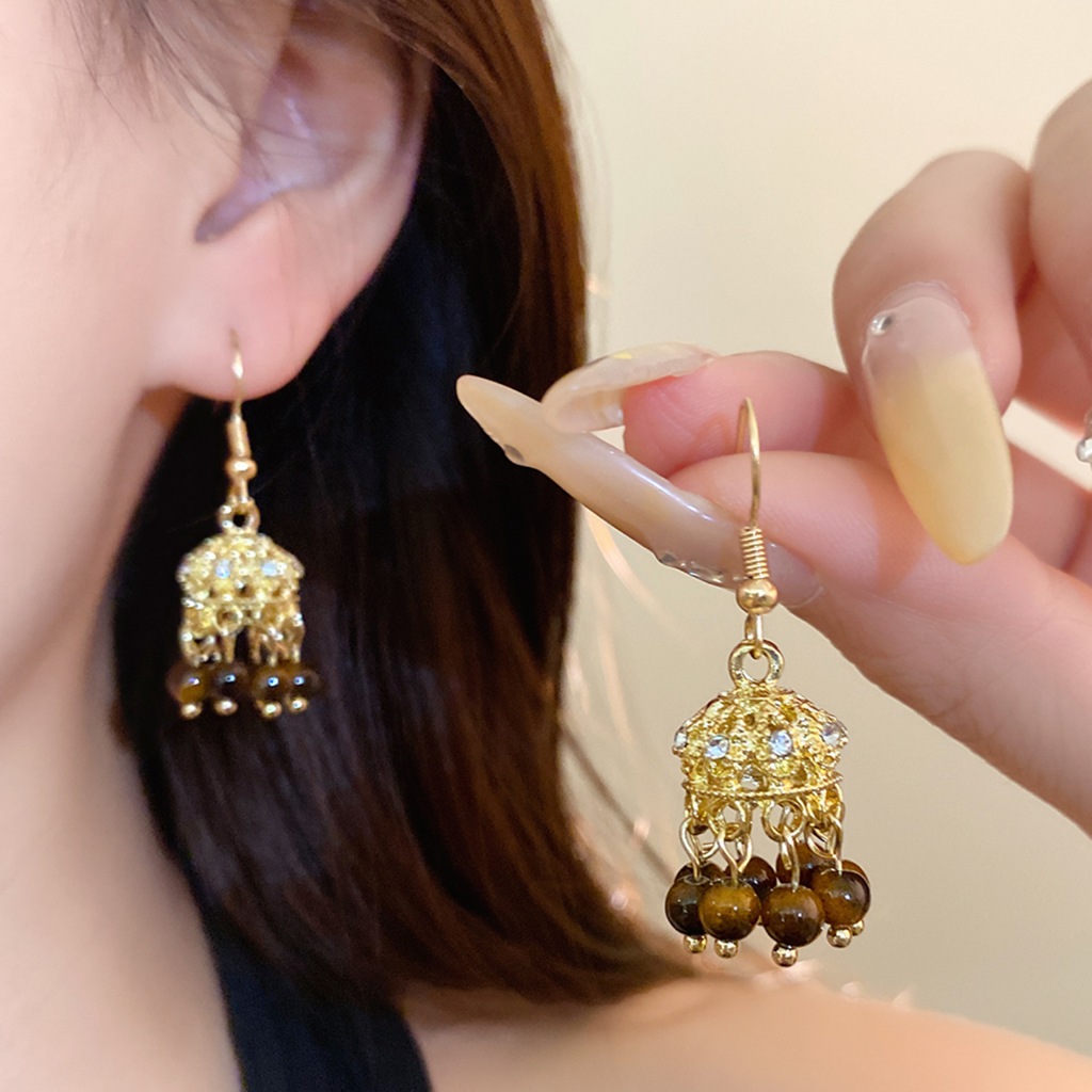 Kolczyki wiszące w stylu boho, – Indian Wedding Supply recenzja i cena