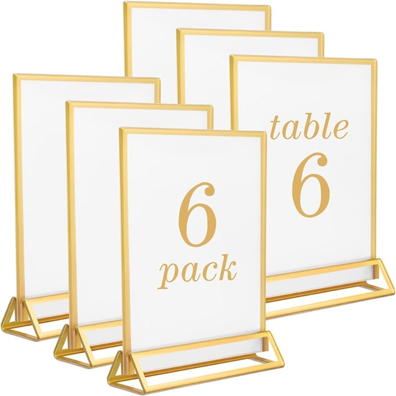 Przezroczysty akrylowy numer s – Table Number Gold recenzja i cena
