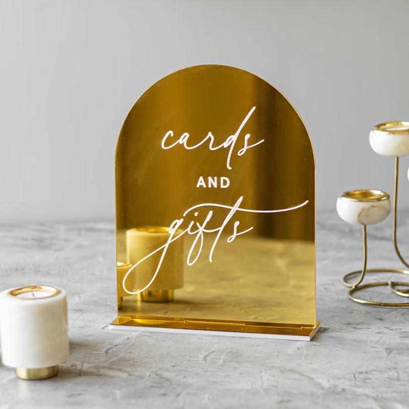 Zestaw 4 znaki ślubne, znak pa – Table Number Gold recenzja i cena